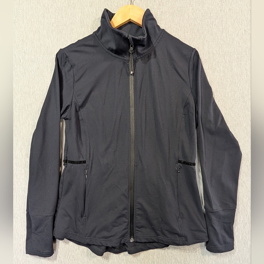 Diadora Luxe Utility Jacket Women's Medium Black Lightweight